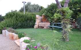 Ein Grillplatz bei den Appartements